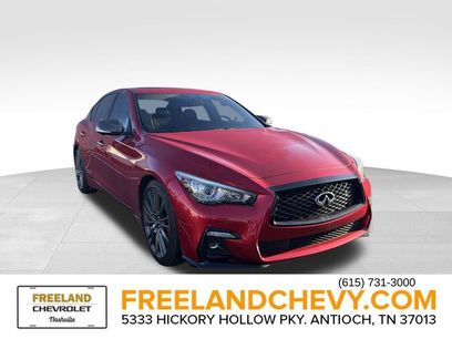 Used 2021 INFINITI Q50 Red Sport 400 w/ Carbon Fiber Package