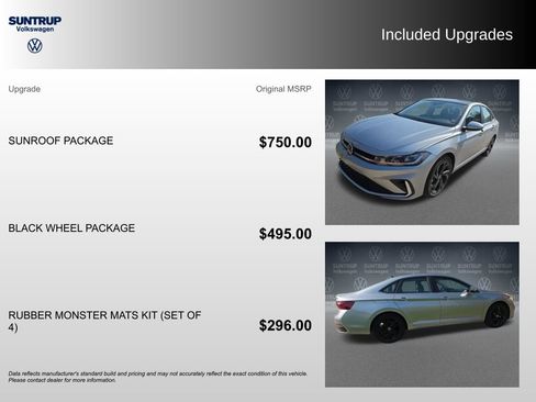 Used 2025 Volkswagen Jetta SE w/ Sunroof Package FWD image 2