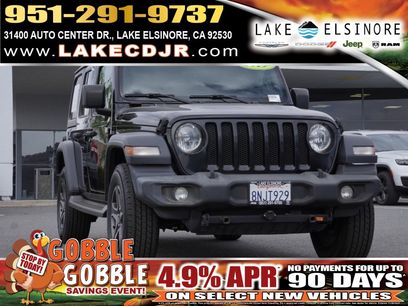 Certified 2019 Jeep Wrangler Unlimited Sport S