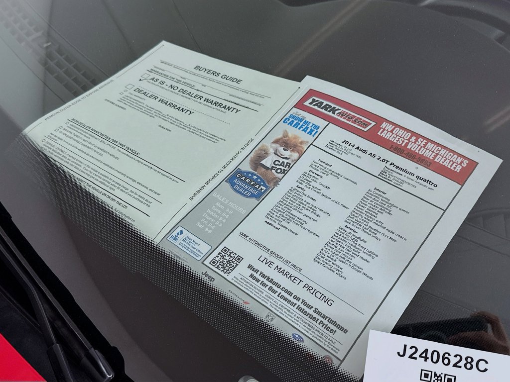 Used 2014 Audi A5 2.0T Premium w/ Lighting Package AWD/4WD image 13