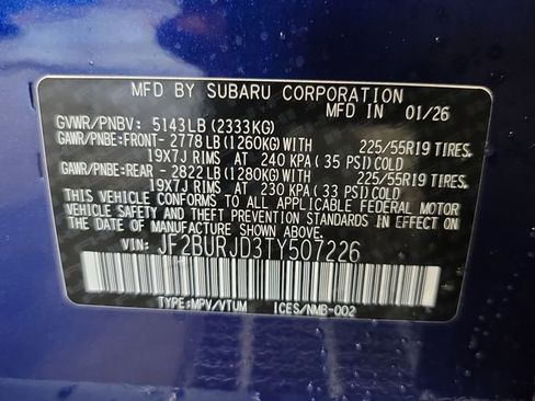 New 2026 Subaru Outback Touring XT AWD/4WD image 31