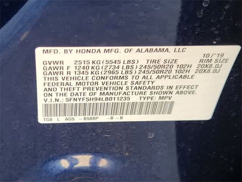 Used 2020 Honda Pilot Touring image 21