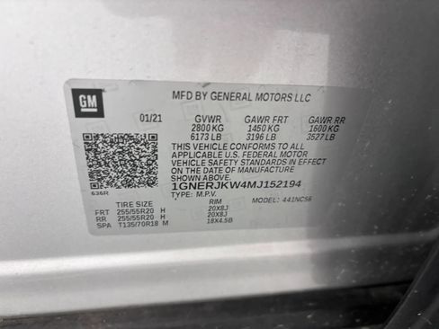 Used 2021 Chevrolet Traverse RS FWD image 52