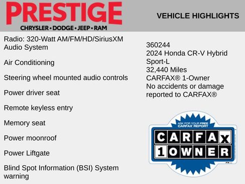 Used 2024 Honda CR-V Sport-L image 2