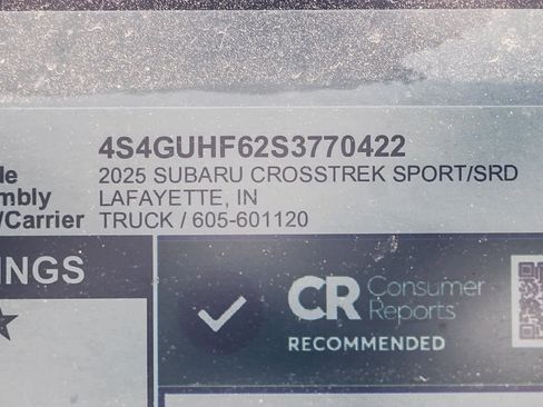 New 2025 Subaru Crosstrek 2.5i Sport image 26