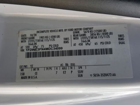 Used 2021 Ford E-350 and Econoline 350 Super Duty w/ Power Windows & Locks Group image 26