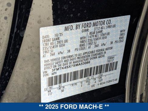 New 2025 Ford Mustang Mach-E GT image 21