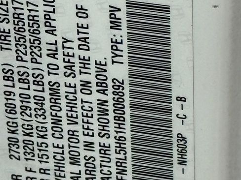 Used 2017 Honda Odyssey EX-L image 13