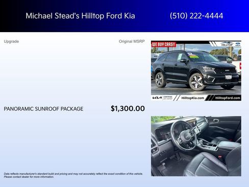 Certified 2022 Kia Sorento S w/ Panoramic Sunroof Package image 6
