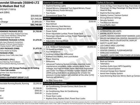 Used 2023 Chevrolet Silverado 2500 LTZ w/ LTZ Convenience Package AWD/4WD image 58
