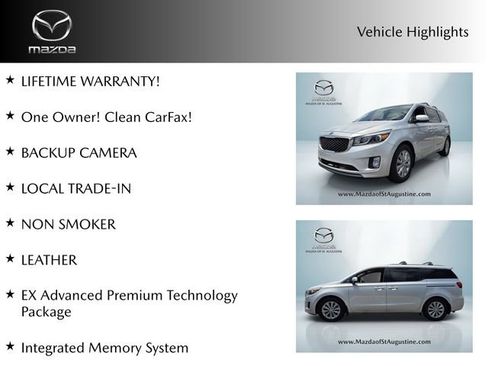 Used 2017 Kia Sedona EX FWD image 2
