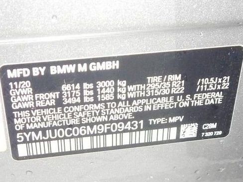 Used 2021 BMW X5 M Base w/ Competition Package image 18