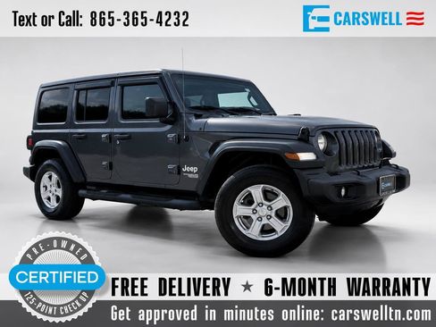 Used 2019 Jeep Wrangler Unlimited Sport S AWD/4WD image 1