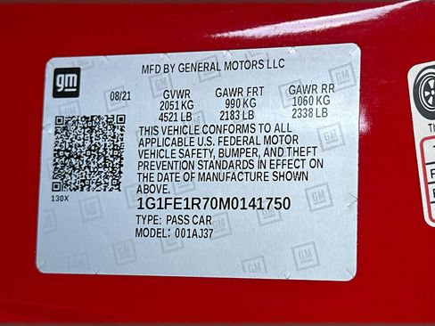 Used 2021 Chevrolet Camaro SS image 31