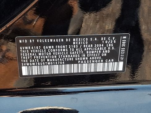 Certified 2026 Volkswagen Jetta SEL FWD image 25