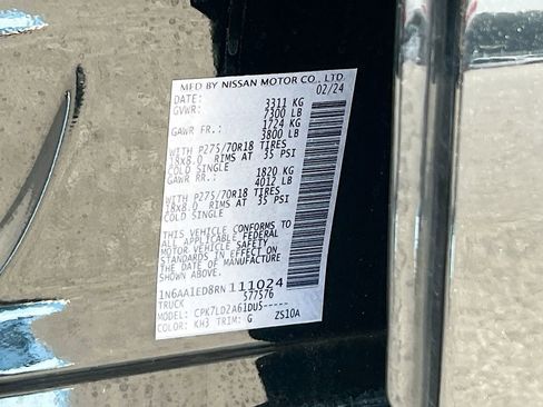 Used 2024 Nissan Titan PRO-4X w/ Off Road Protection Package AWD/4WD image 31