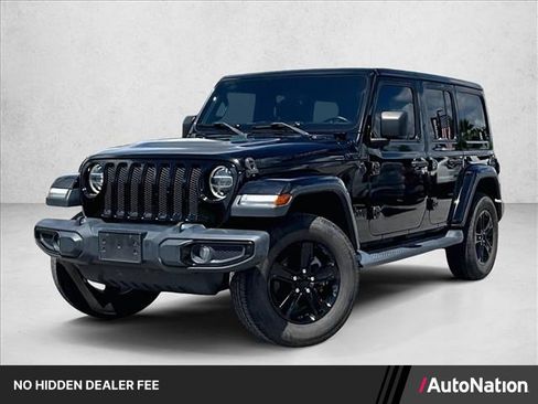 Used 2020 Jeep Wrangler Unlimited Sahara AWD/4WD image 1