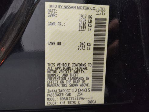 Used 2016 Nissan Altima 2.5 SV image 33