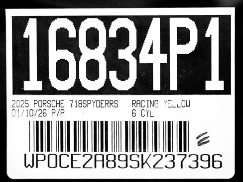 Used 2025 Porsche 718 Boxster Spyder RS image 33