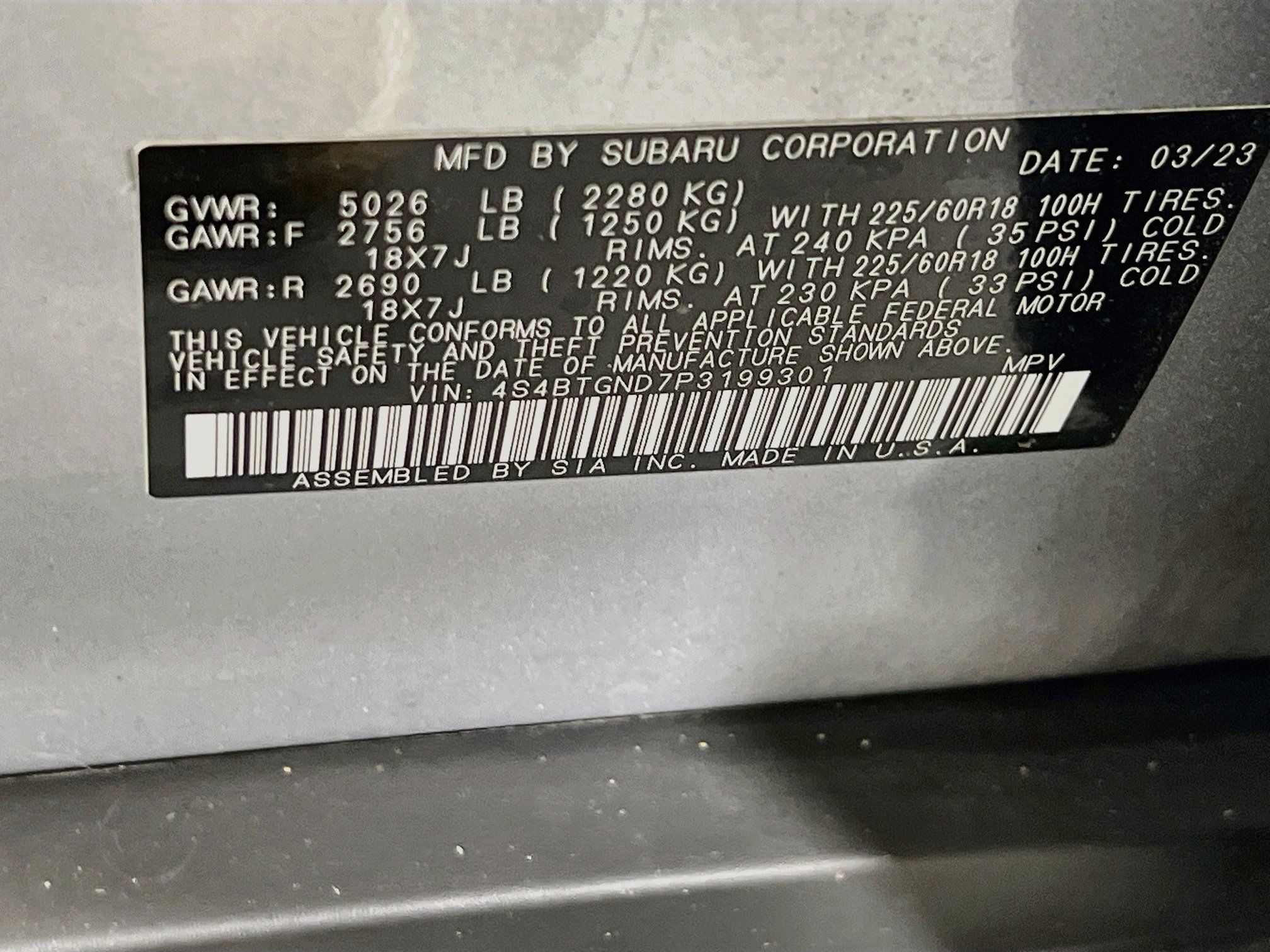 Used 2023 Subaru Outback Limited XT AWD/4WD image 32