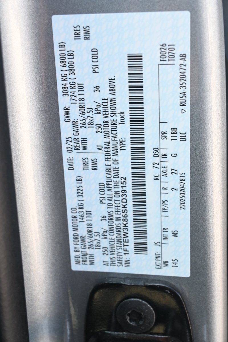 Used 2025 Ford F150 XLT w/ Equipment Group 301A Standard RWD image 27