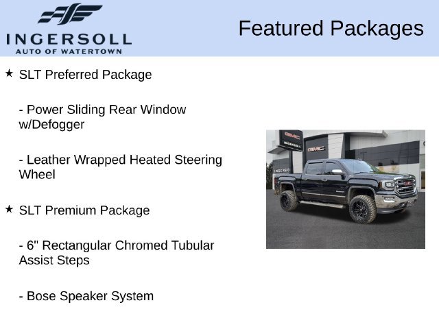 Used 2016 GMC Sierra 1500 SLT w/ SLT Premium Package AWD/4WD image 10