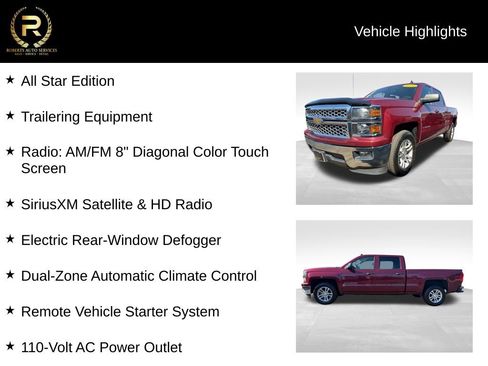 Used 2014 Chevrolet Silverado 1500 LT w/ All Star Edition RWD image 9