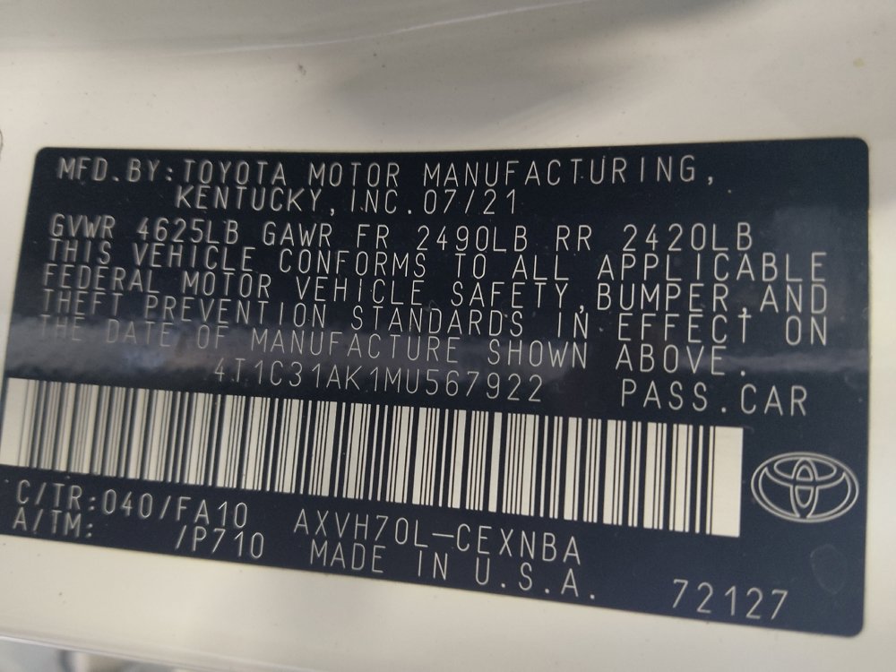 Used 2021 Toyota Camry LE FWD image 33
