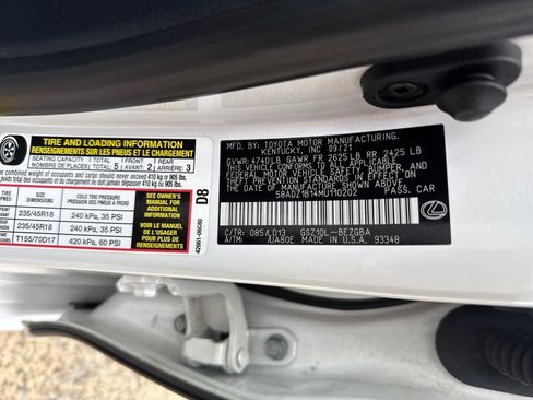 Used 2021 Lexus ES 350 w/ Premium Package image 31