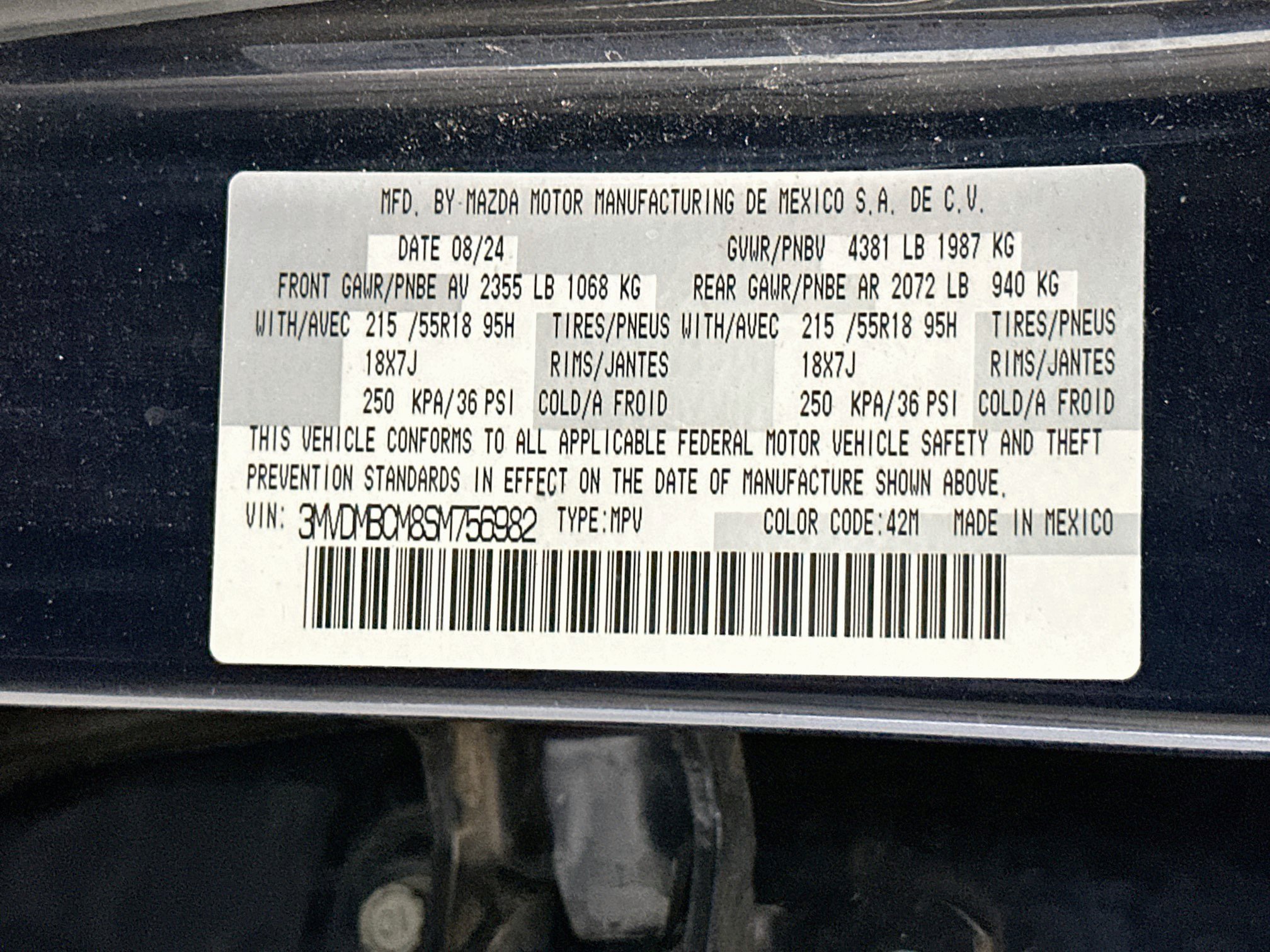 Used 2025 MAZDA CX-30 AWD 2.5 S w/ Preferred Package image 12