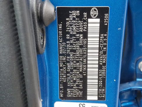 Used 2020 Toyota Camry XSE image 29