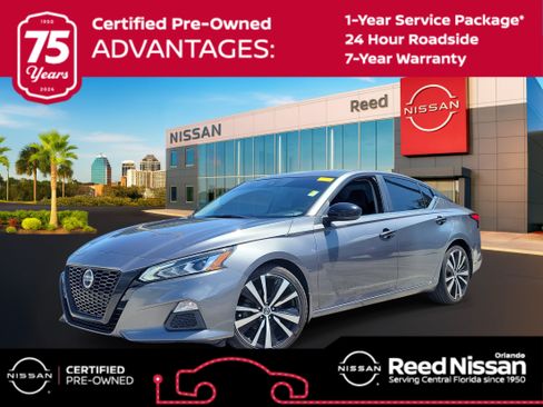 Certified 2021 Nissan Altima 2.5 SR w/ SR Premium Package FWD image 1