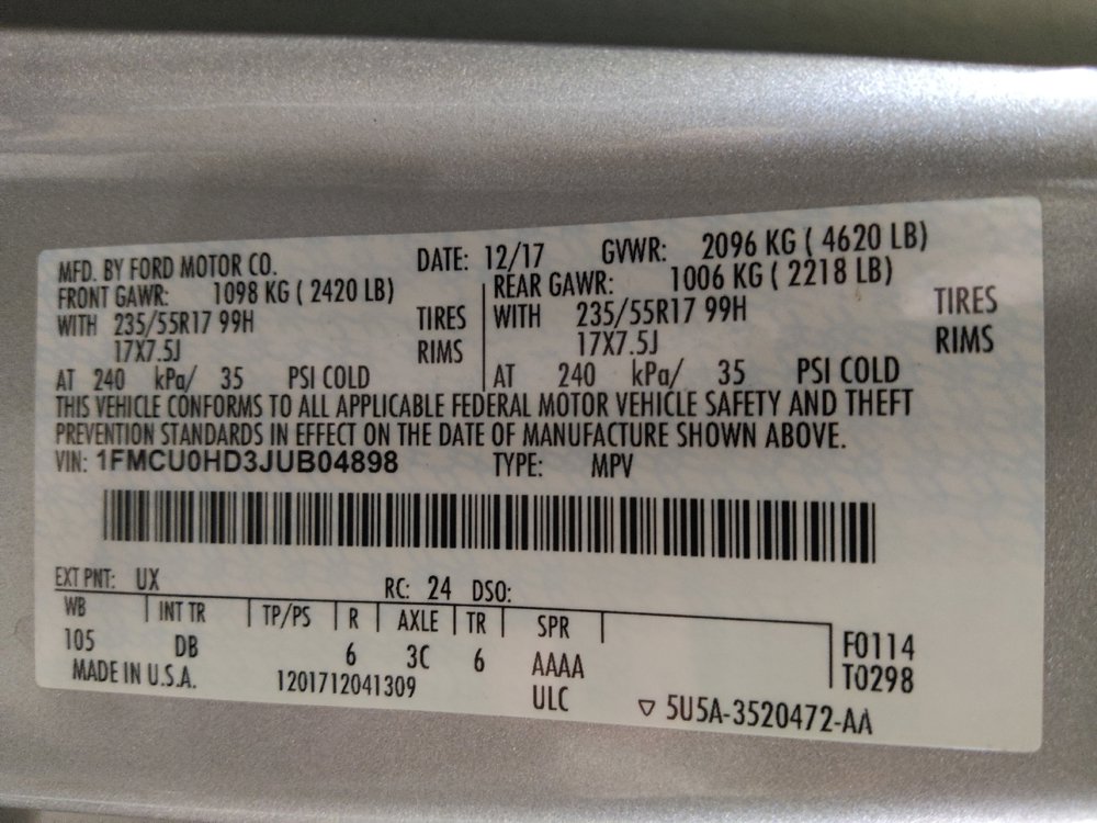 Used 2018 Ford Escape SEL FWD image 33