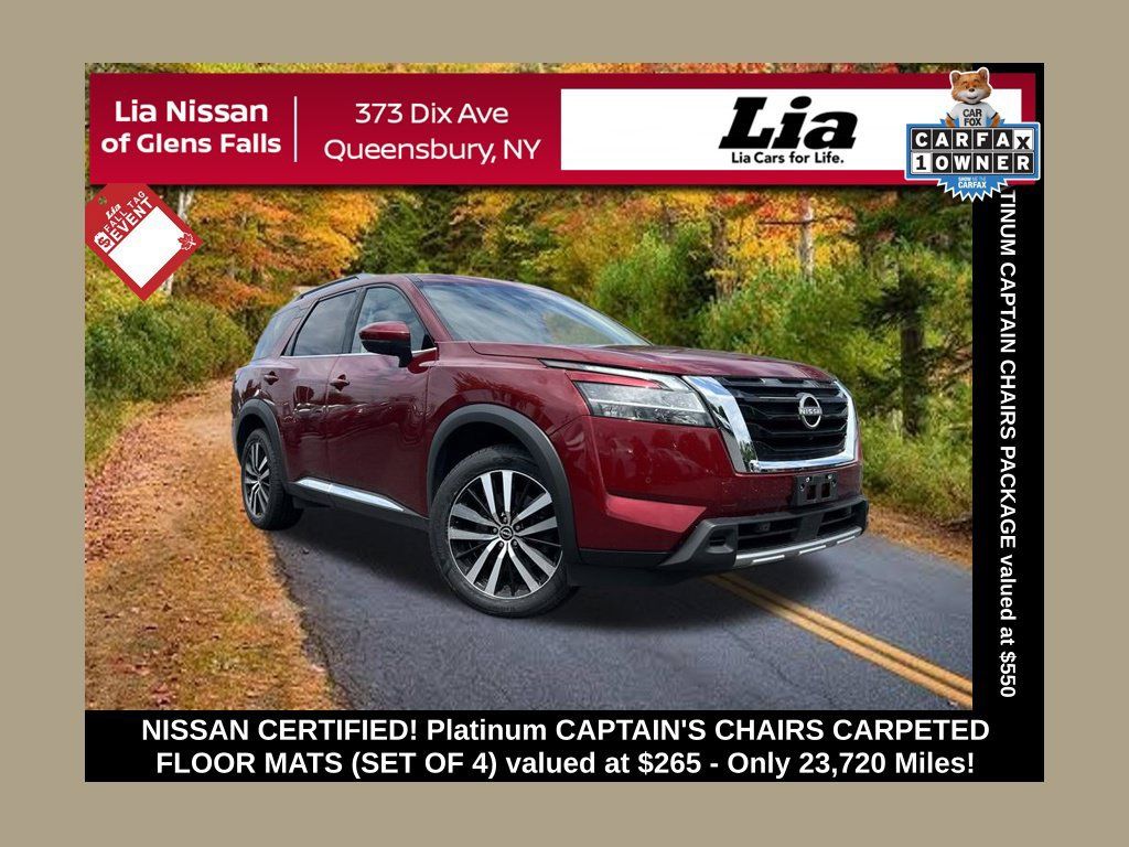 Certified 2023 Nissan Pathfinder Platinum AWD/4WD 360° Tour