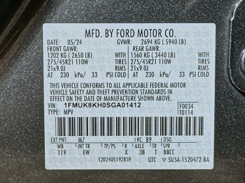 Used 2025 Ford Explorer ST-Line w/ ST-Line Street Pack image 32