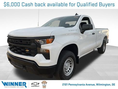 New 2025 Chevrolet Silverado 1500 W/T w/ Snow Plow Prep Package image 1