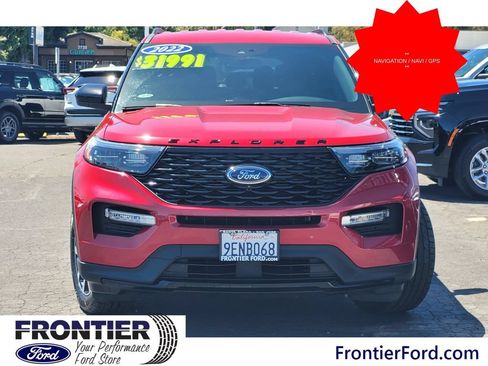 Used 2022 Ford Explorer ST-Line w/ Class IV Trailer Tow Package RWD image 3