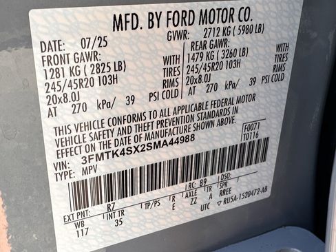 Certified 2025 Ford Mustang Mach-E GT AWD/4WD image 31