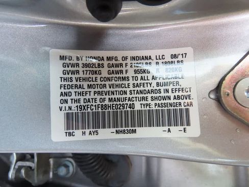 Certified 2017 Honda Civic EX-L image 26