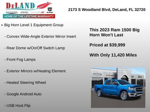 Used 2023 RAM 1500 Big Horn AWD/4WD image 18