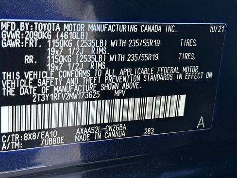 Certified 2021 Toyota RAV4 Limited image 33