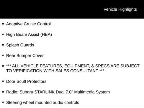 Used 2024 Subaru Crosstrek 2.0i AWD/4WD image 7