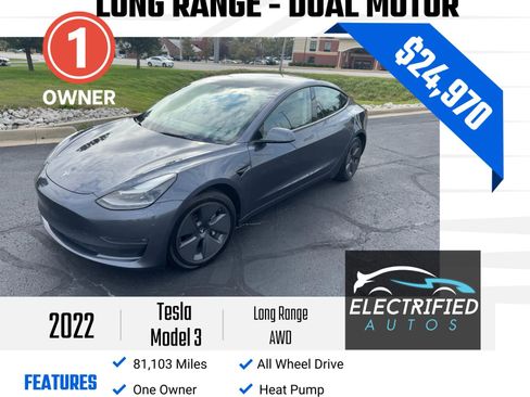 Used 2022 Tesla Model 3 Long Range image 1