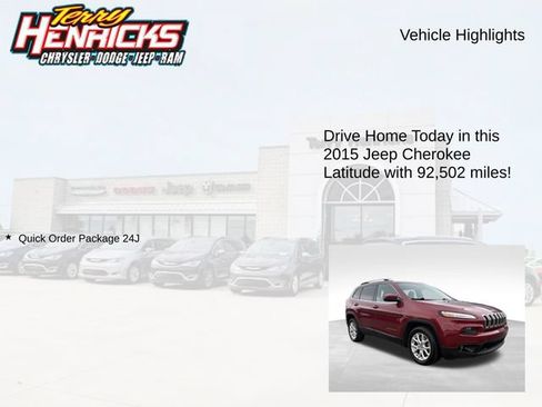 Used 2015 Jeep Cherokee Latitude FWD image 4