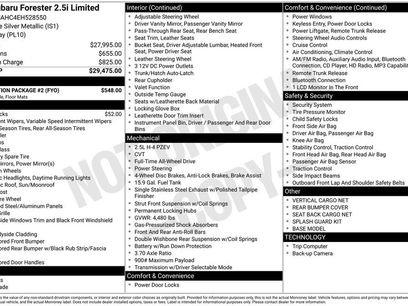 Used 2014 Subaru Forester 2.5i Limited w/ Protection Package #2