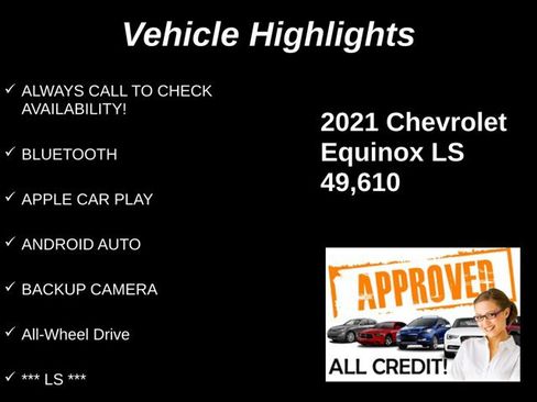 Used 2021 Chevrolet Equinox LS w/ LS Convenience Package AWD/4WD image 9