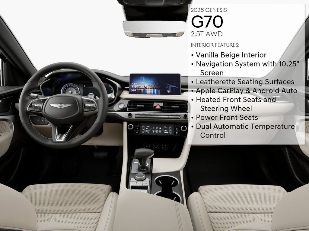 New 2026 Genesis G70 2.5T AWD/4WD image 17