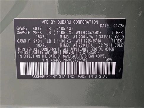 Certified 2025 Subaru Crosstrek 2.5i Limited w/ Popular Package #3A image 24