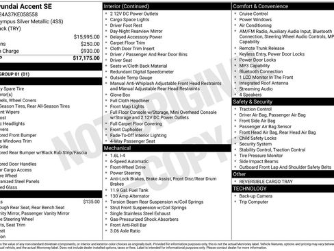 Used 2019 Hyundai Accent SE FWD image 11