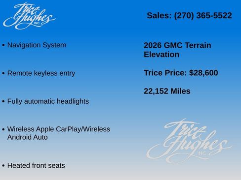 Used 2026 GMC Terrain Elevation AWD/4WD image 7
